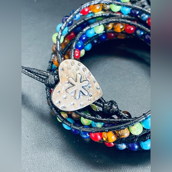 multi color beaded wrap band for Apple watch 41mm - Picture 7 of 7